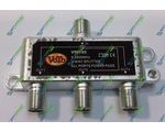 Splitter 3-WAY VOTO VT01-03 5-2400MHz (ALL PORTS POWER PASS BZT GERMANY)