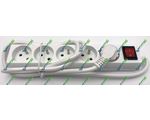  OMEGA Listwa 1.5m 5 socket OL5F15 White