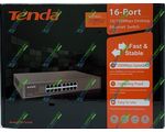  SWITCH TENDA TEF1016D (16-PORT Desktop/Rackmnt Unmanaged 100Mb Switch)