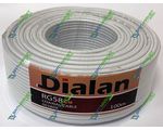 Dialan RG58U CU white (0,8 , 50 , Cuprum) 100