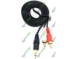  Mini Jack () st 3.5  2RCA 1.5 (15mm)