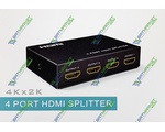 HDMI Splitter 1x4 MT-VIKI 4port HDMI V1.4 (1080p, 4K*2K) +   5 V (4-0011)