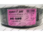 EUROSAT RG-58U black (0,8 , 50 , Cuprum ) 1