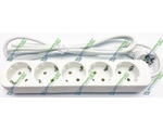  DEFENDER 1,8 m, 5 socket, E 518, White