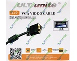  VGA-VGA ULT-unite 3 + 9,  , gold, 3,  (5-0750-3)