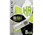 USB  Hi-Rali Corsair Series Silver 8GB (HI-8GBCORSL) USB 2.0