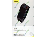 Baseus GaN Fast Charger 65W (2 Type-C + 1 USB)