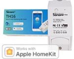 SONOFF TH16 Apple HomeKit (Wi-Fi реле термостат)