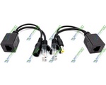 POE   RJ45 SET SEVEN P-731 Black