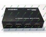 HDMI Splitter 1x4 Full 3D 4port HDMI V1.4 +   5 V