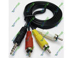  Mini Jack () st 3.5  3RCA 1.5 (17mm)