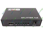 HDMI Splitter 1x4 UHD 4Kx2K 4 port HDMI V1.4 +   5 V