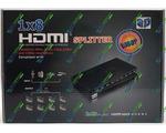 HDMI Splitter 1x8 Full HD 8 port 3D HDMI V1.4 +   5 V