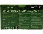  SWITCH NETIS ST3108S (8-PORT 10/100Mbps)