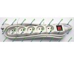  OMEGA Listwa 3m 5 socket OL5F3 White