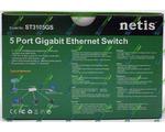  SWITCH NETIS ST3105GS (5-PORT Gigabit Ethernet Switch)