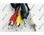  Mini Jack () st 3.5  3RCA 1 (15mm)