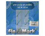    UTP CAT5e 4P 24AWG PVC W Pull Box FinMark (100 )