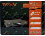  SWITCH TENDA TEF1016D (16-PORT Desktop/Rackmnt Unmanaged 100Mb Switch)