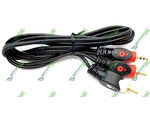  Mini Jack () st 3.5  2RCA 1.2 (15mm)