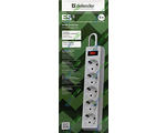  DEFENDER 5 m, 5 socket, ES, White