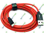   USB - Lightning BlitzWolf BW-MF10 2,4A AmpCore Turbo ( Apple) 1,8M