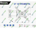   Hannibal IH-CP305 32"-55" VESA 400*400