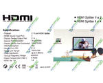 HDMI Splitter 1x2 HDMI V1.4 +   5 V (4-0003)