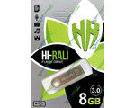 USB  Hi-Rali 8GB 3.0 Shuttle Series Silver (HI-8GB3SHSL) USB 3.0