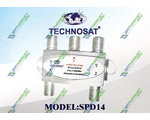 Splitter 4-WAY TECHNOSAT SPD14 5-2300MHZ,   