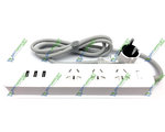  Xiaomi Mi Power Strip 1.8m, 3 universal socket, 3 USB White (NRB4049CN)