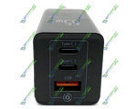 Baseus GaN Fast Charger 65W (2 Type-C + 1 USB)