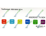  X98 MAX X3+ TV Box Technosat (Android 9, Amlogic S905X3, 4/32Gb)