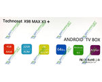 X98 MAX X3+ TV Box Technosat (Android 9, Amlogic S905X3, 4/32Gb)