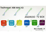   X98 MAX X3 TV Box Technosat (Android 9, Amlogic S905X3, 2/16Gb)