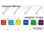   X98 Mini TV Box Technosat (Android 9, Amlogic S905W, 2/16Gb)