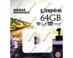   micro SDCE KINGSTON 64GB High Endurance R95/W30MB/s Class 10