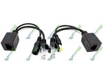 POE   RJ45 SET SEVEN P-731 Black