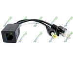 POE   RJ45 SET SEVEN P-731 Black