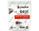 USB  Type-C Kingston DataTraveler microDuo 3C 64GB (DTDUO3C/64GB)