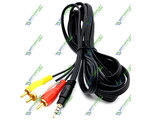  Mini Jack () st 3.5  3RCA 3  (15mm) (5-0240)