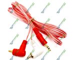  Mini Jack () st 3.5  2RCA 1.5 ,  (14mm) (5-0207)