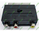  Scart  3 RCA  